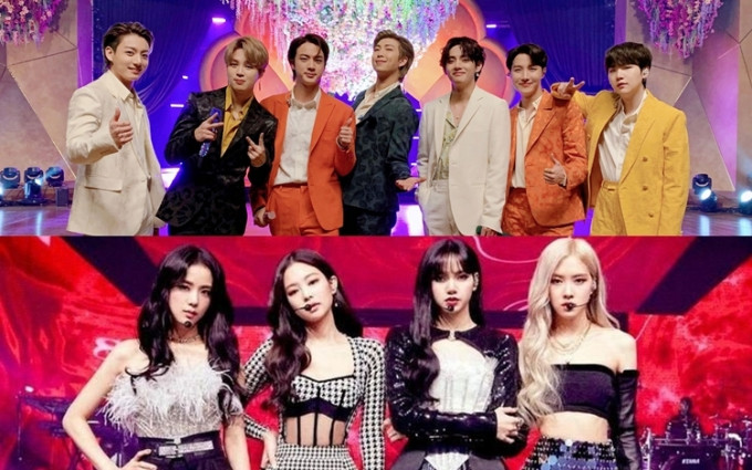 本年度韩国福布斯名人榜，BTS及BLACKPINK分别排第一及第二位。