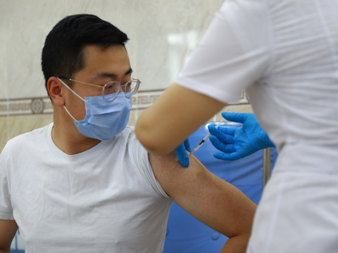 內地已接種2.65億劑次疫苗。新華社圖片