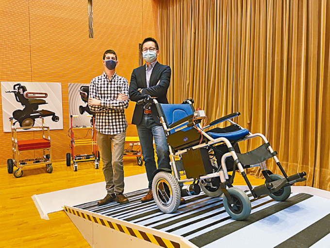嶺大研究團隊研發的輪椅把手感應系統，在日內瓦國際發明展奪得金獎。