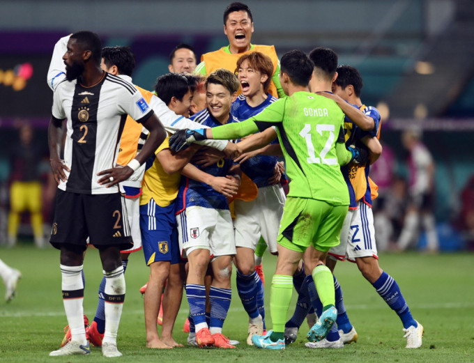 日本2:1反胜德国。Reuters