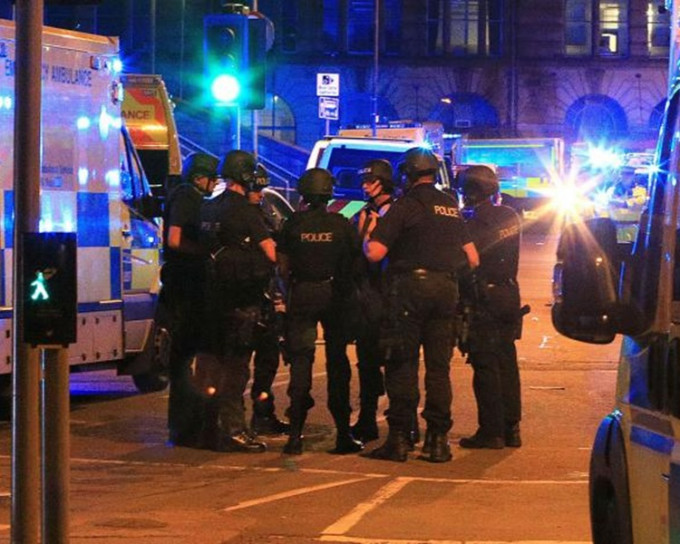 曼徹斯特恐襲造成19人死亡最少50人受傷。網上圖片