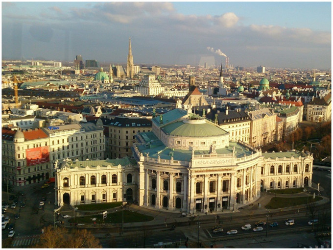 维也纳蝉联全球最宜居城市，大阪为亚洲第一。网图