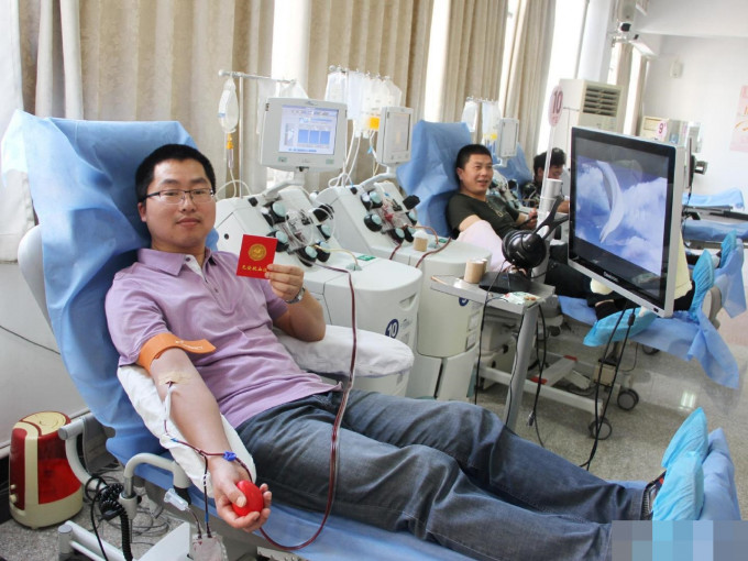 《規定》鼓勵適齡健康者每年至少參與1次捐血。網圖