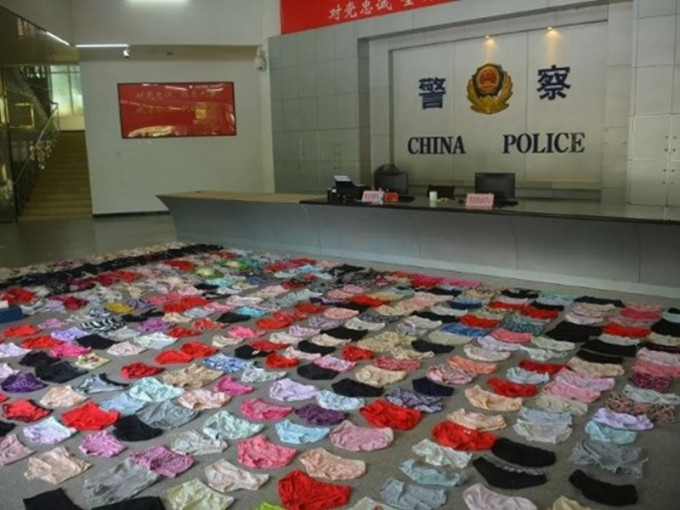 4年偷逾400件女性内衣褲。網圖