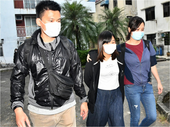 前学生动源成员何忻诺曾因违反「国安法」被捕。资料图片