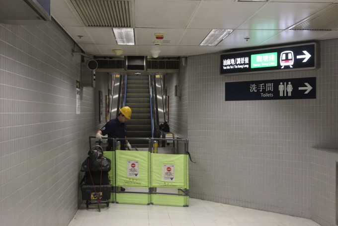 港铁九龙塘站过往也发生过扶手电梯故障。资料图片