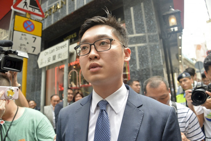 香港民族党发言人陈浩天。资料图片