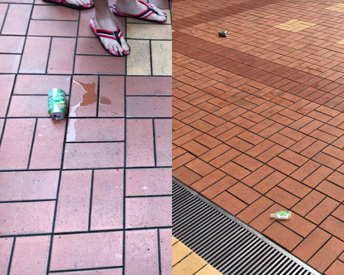 有人从高空掷下杂物。香港浸会大学学生会编辑委员会图片