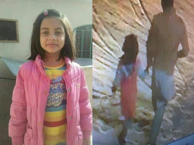 巴基斯坦一名7岁女童被奸杀勒死。(网图)