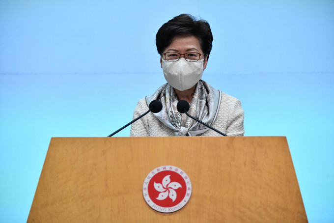 林鄭月娥指中央主動從國家層面完善香港的選舉制度，是充份考慮了香港的實際情況。