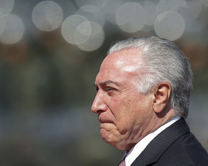 巴西現任總統特梅爾。AP