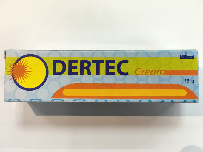 Dertec Cream含有倍他米松、托萘酯、庆大霉素和氯碘羟喹，是用于治疗皮肤发炎和感染的处方药物。