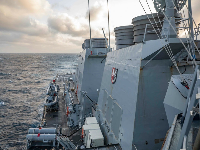 美军第七舰队在官网公开米利厄斯号通过台湾海峡的照片。第七舰队官网