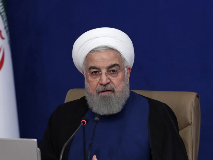 伊朗總統魯哈尼。AP圖片