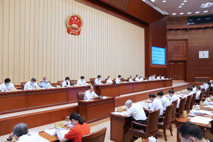 全國人大常委會會議將於8月17日至20日舉行。新華社資料圖片