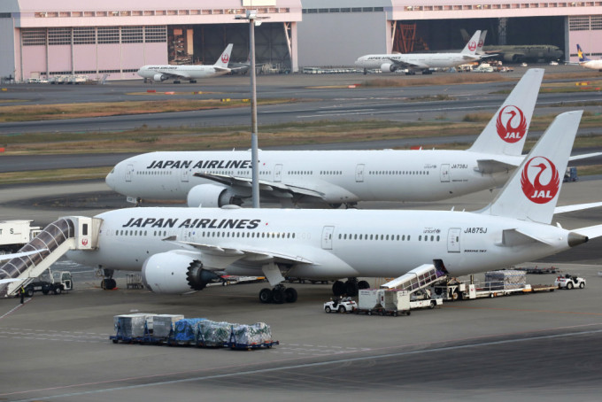 有从宫崎飞往东京的日本航空航班2度遭遇雷击，急降大阪。（美联社资料图片）