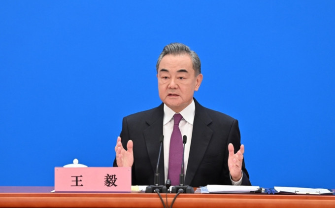 王毅表示美方和台獨勢力嚴重危害台海和平穩定。新華社資料相