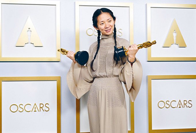 赵婷赢得两项奥斯卡之后，亦打入A100亚裔人士影响力榜。