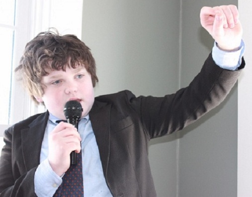 13歲少年宣布將參選明年的佛蒙特州長選舉。 網上圖片
