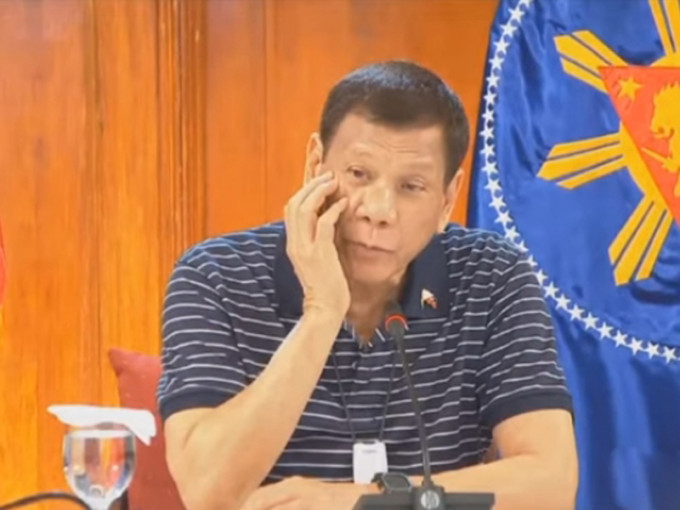 菲律賓總統杜特爾特指在有疫苗預防新冠狀病毒前，不允許學校復課。(youtube 截圖)