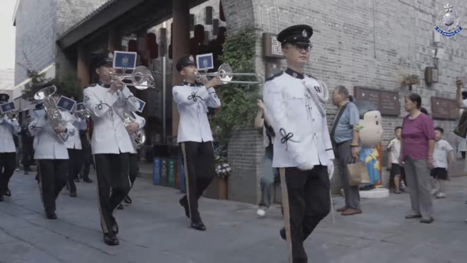 香港警察銀樂隊5月26至28日在武漢演出，是內地與香港全面恢復人員往來後，警察銀樂隊首次到內地演出，成功以音樂把漢港人民的心扣得更緊，為鄂港譜出新篇。香港警察Fb圖片