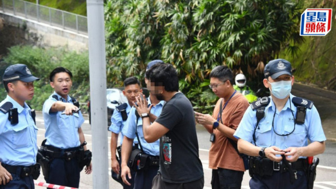 事後後一名南亞裔男子折返現場時被警方拘捕。資料圖片