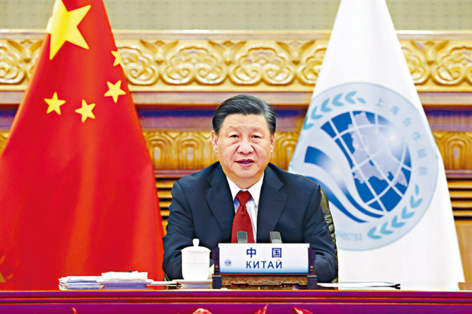 習近平去年九月出席上海合作組織視像峰會。