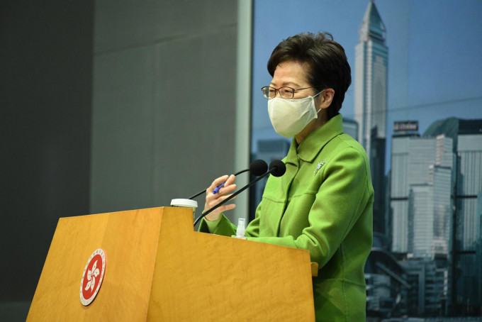 林鄭月娥表示，正洽商第四間疫苗研發公司。