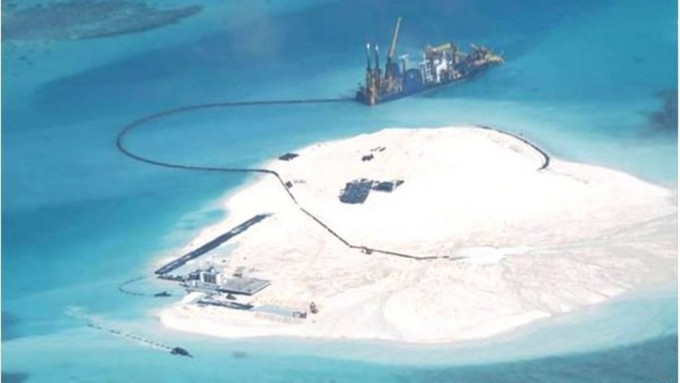 美制裁涉南海造島的中企。AP資料圖片