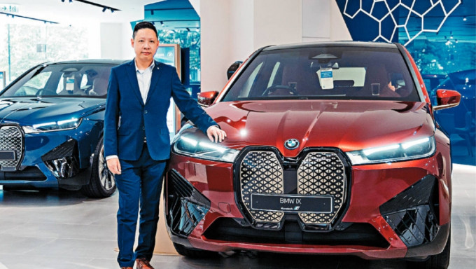 宝马汽车（香港）香港及澳门董事总经理梁健燊，预视未来电动车将主导汽车市场。受访者提供