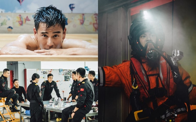 Eddie在新片《緊急救援》飾演海上救援隊隊長，現實卻不嚮往成為英雄。