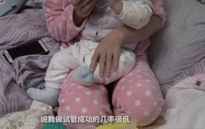 貴州婦人光顧代孕服務獲誕下腦疾嬰。網上圖片