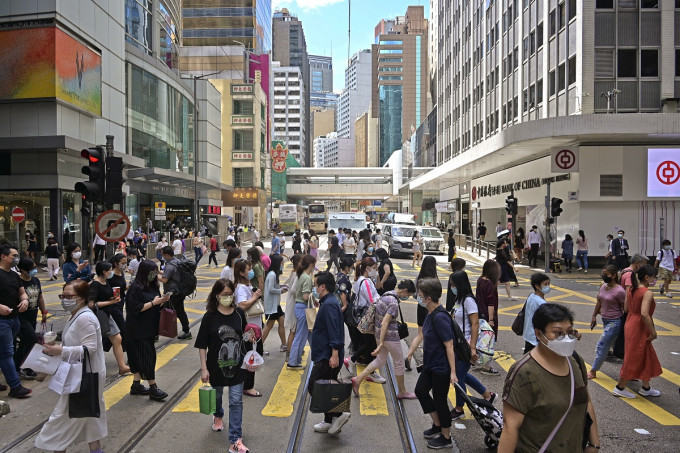 邱腾华指香港现在仍然是非常受国际企业欢迎的地方。资料图片