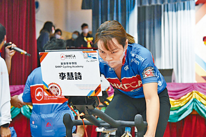 ■李慧诗表示将参加下月单车节。