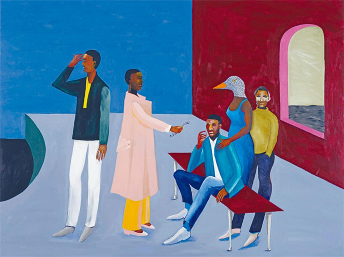 希米德畫作展示黑人族群生活景狀。