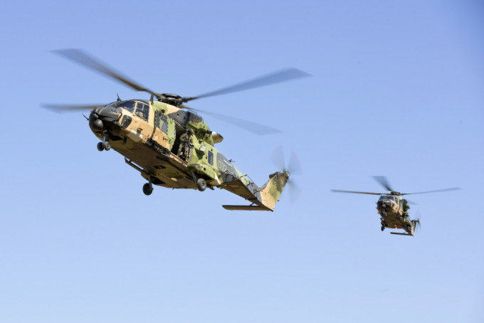 澳洲军方宣布提前淘汰太攀蛇直升机队。美联社