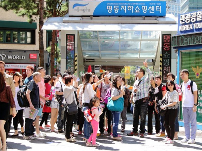 有傳中國再次下令禁止組團遊南韓。（資料圖片）