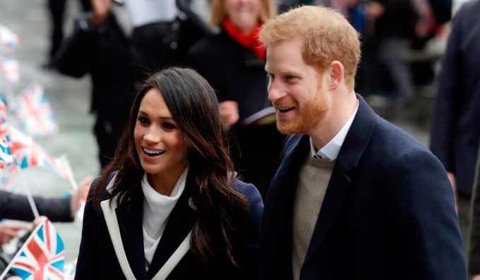 電視台將直播本月19日英國哈里王子和梅根大婚。AP圖片