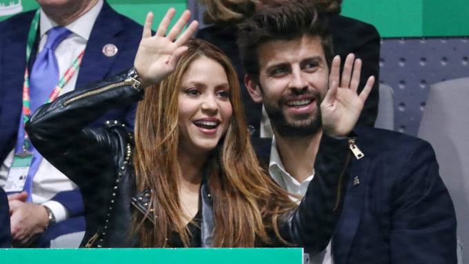 Shakira(左)與碧基(右)。Reuters資料圖片