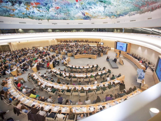 聯合國人權理事會第48屆會議在日內瓦舉行。FB圖片