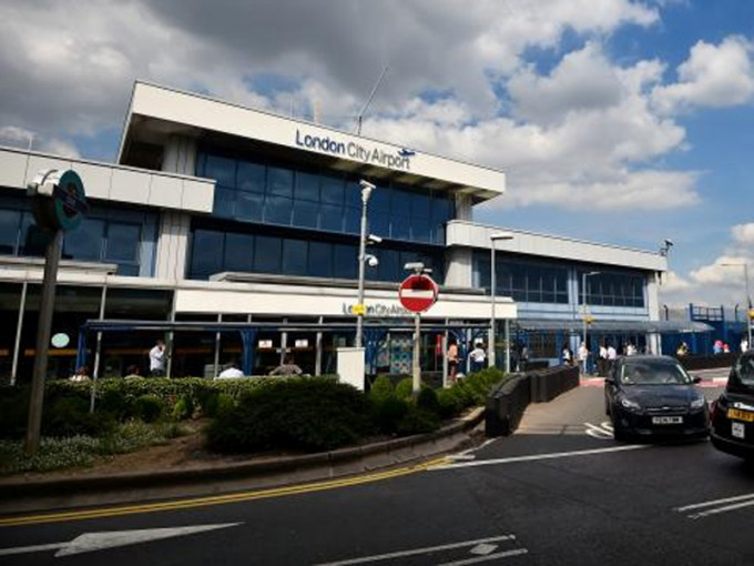 英國倫敦城市機場（London City Airport） （資料圖片）