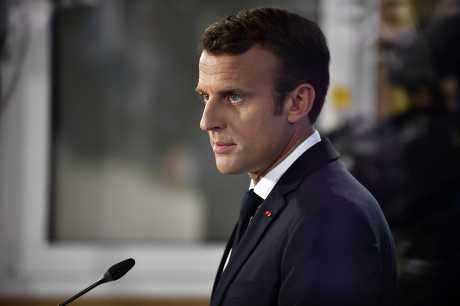 法国总统马克龙。AP