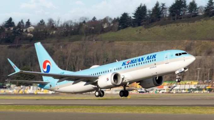 大韓航空12月起增加往返香港航班。官網圖片