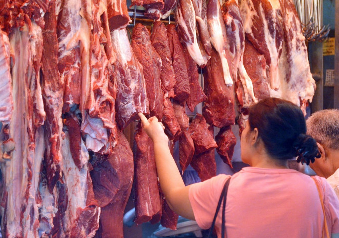 牛肉批发价上升。