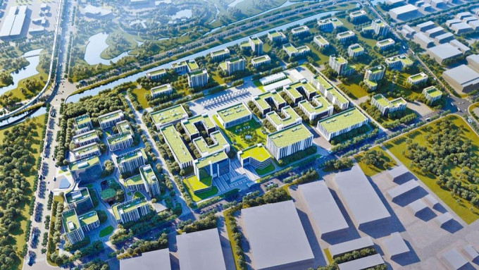 上海首個核酸產業園規劃圖。