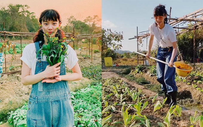 袁澧林在IG分享同妈妈去耕田的片段，又指妈妈未出发先兴奋。