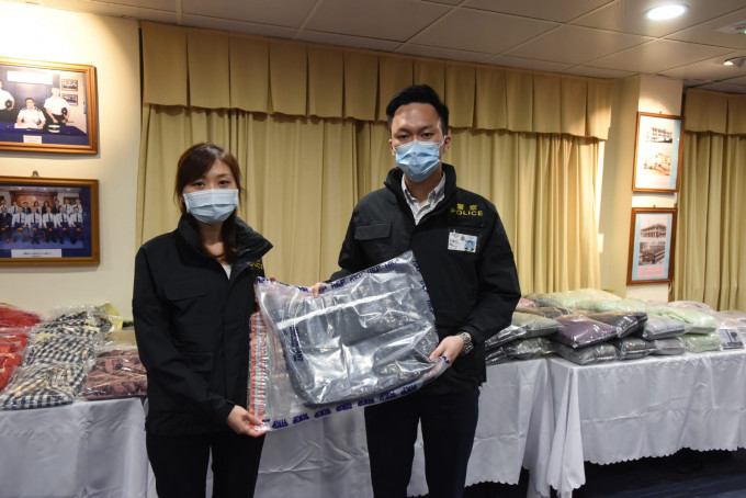 警方拘捕3名越南籍人士，起回420件衣物。