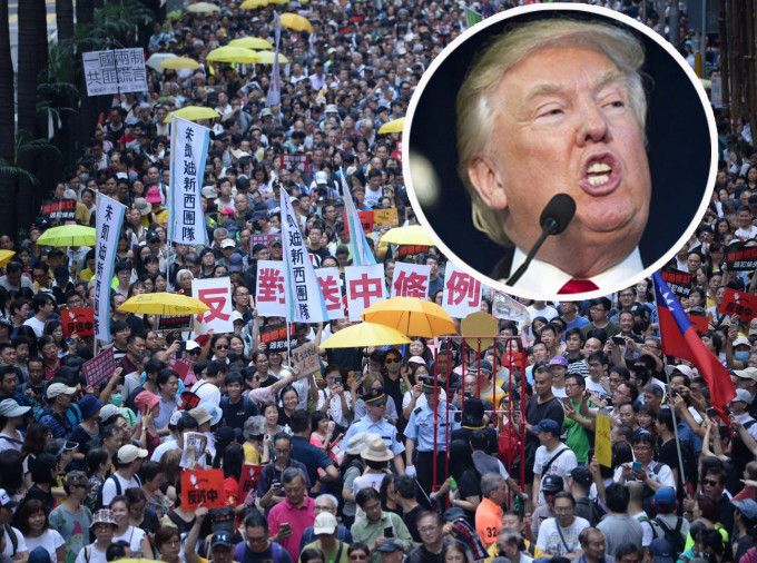 特朗普冀習近平就香港示威做正確的事。 資料圖片