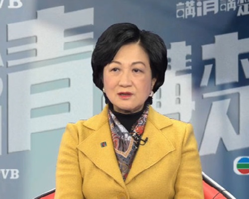 叶刘淑仪上电视台节目时指即使某人高票当选，亦很难解决社会的深层次矛盾。