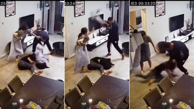 網傳唐山男子家暴毆打哺乳期妻子，不單拳打腳踢，還用玩具車砸。